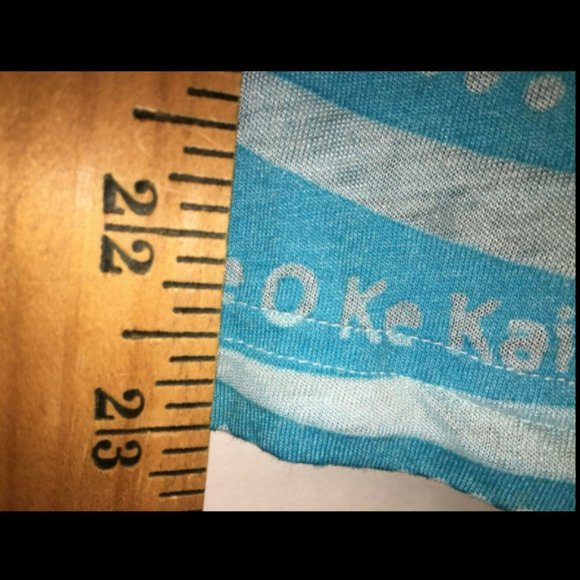 Happy Shirts Brand Hawaii Aqua Short Sleeves Sz M Na Wahine Vtg - Picture 11 of 12